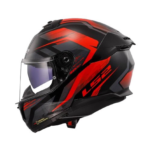 Casco para moto LS2 FF808 STREAM II FURY BLACK RED