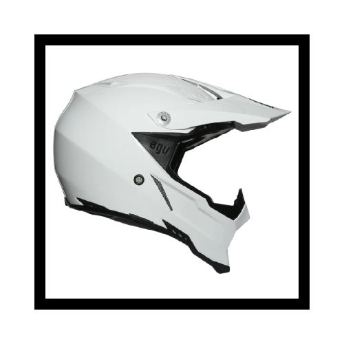 Casco AGV CROSS AX-8 EVO E2205 SOLID WHITE