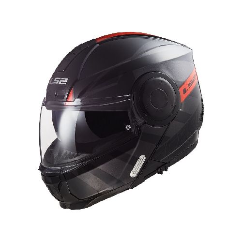 Casco para moto LS2 FF902 SCOPE HAMR GLOSS BLACK TITANIUM RED