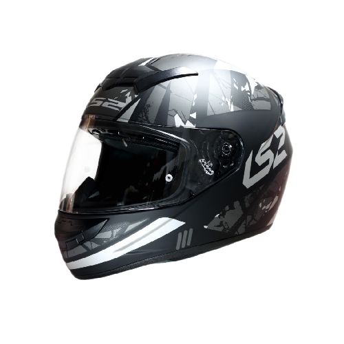 Casco para moto LS2 FF352 ROOKIE PALIMNESIS MATT BLACK GREY