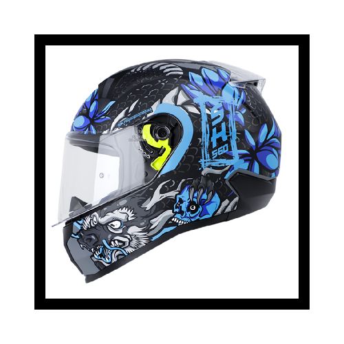 Casco para moto 560 TIANLONG GR.M AZ VISOR TR