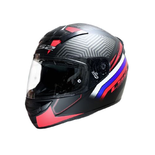 Casco para moto LS2 FF352 ROOKIE ZEN MATT BLACK RED