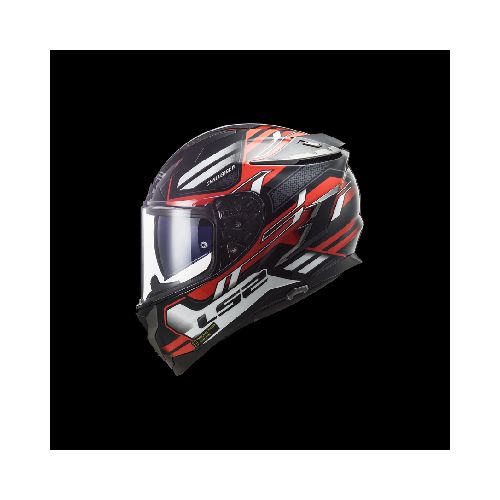 Casco para moto LS2 FF327 CHALLENGER SPIN BLACK RED WHITE