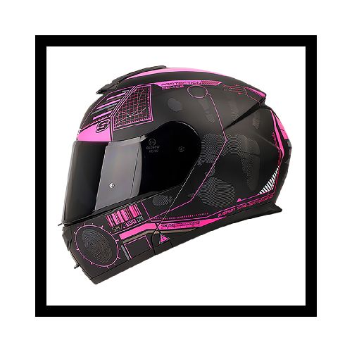 Casco para moto SHAFT ABATIBLE 3910DV SUSPECT N.M FC.N VISOR SM