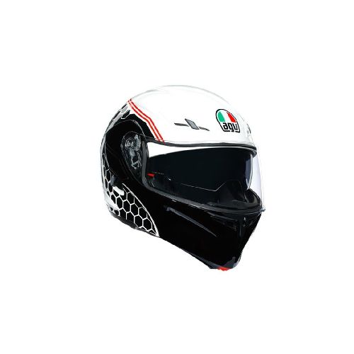 Casco AGV COMPACT ST2205 MULTI DETROIT WHITE BLACK