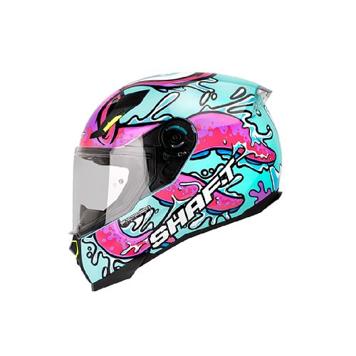 Casco para moto 562 OCTOFUN TURQ MR.N VISOR TR