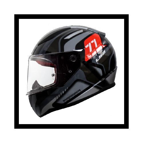 Casco para moto LS2 FF353 RAPID HYPER SPEED BLACK GRAY