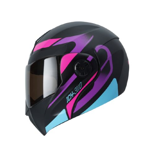 Casco para moto ICH ABATIBLE 3110DV REMAK N.M FC. VISOR SM