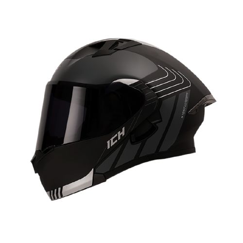 Casco para moto ICH ABATIBLE 3120DV HOLGER N.M GR. VISOR SM