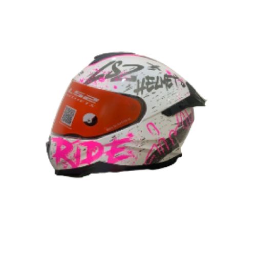 CASCO LS2 FLASH GLOSS PINK FF802  