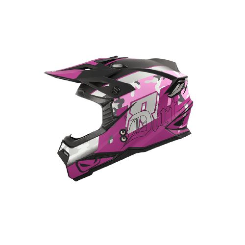 CASCO HRO CROSS MX03 DIRT BLACK PURPLE  