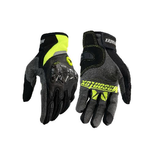 GUANTES MASONTEX M30 CARBON BLACK FLUO GREEN  