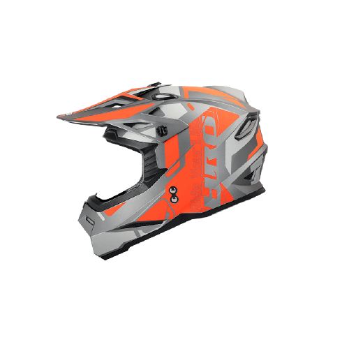 CASCO HRO CROSS MX03 BLACK ORANGE UNDERDOG  