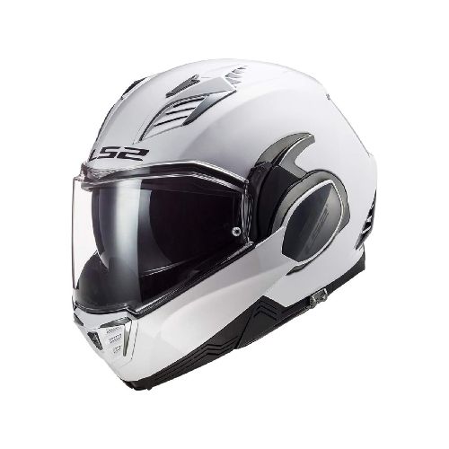 CASCO LS2 VALIANT II SOLID GLOSS WHITE FF900  