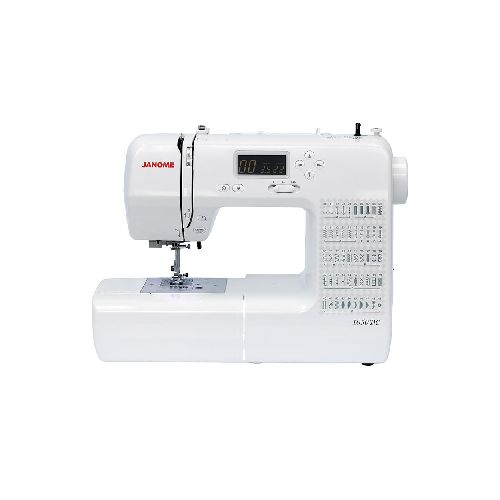 Máquina de Coser Janome 1050DC | 50 Puntadas Enhebrador Automático Color Blanco - CRECOS