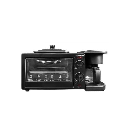 Horno Tostador con Cafetera 3 en 1 Forever P8930 | 9 Litros 1090 Watts Color Negro  