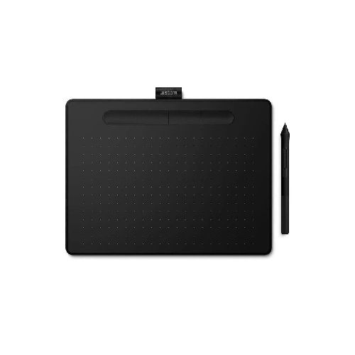 Tableta Digitalizadora Dibujo Wacom Intuos | Bluetooth Medium Color Negro - CRECOS