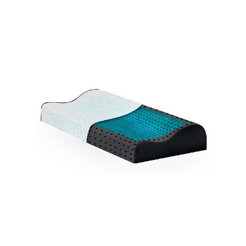 Almohada Simmons Carboncool Gel Memory Foam P8894 | 62 x 37 cm Color Celeste  