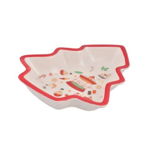 Plato Navidad Home Life HC8384-X1 - Crecos - CRECOS