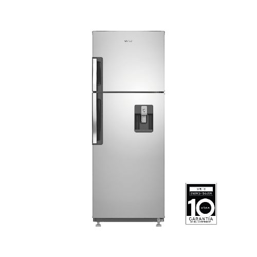 Refrigeradora Whirlpool WRW27CKTWW P8768 | 11' 280 Litros Color Acero Galvanizado  