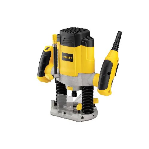 Tupi Router Rebordeadora De Columna Stanley  SRR1200-B3 P8775 | 1200 Watts Color Amarillo Con Negro - CRECOS