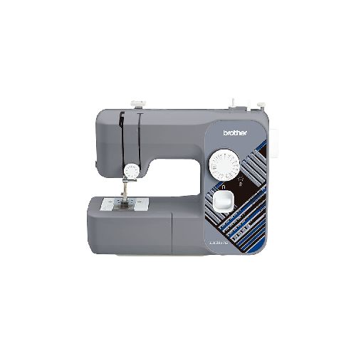 Máquina de Coser Brother LX3817G P8793 | 17 Puntadas Recta y zig zag Color Gris - CRECOS