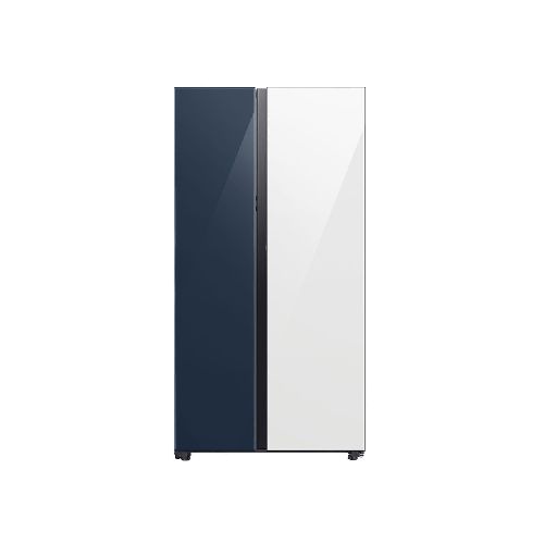 Refrigeradora Bespoke Samsung RS23CB760A7NED | 24' 640 Litros Tecnología Spacemax Color Blanco con Azul  