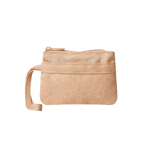 Monedero Para Mujer Melifera Totto P8817 | Estampado Color Peach Geometric Pink - CRECOS