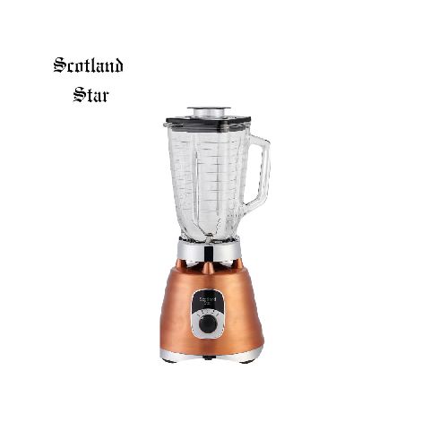 Licuadora Plástico Scotland Star LC70GP P66503 | 1.25 Litros 750 Watts 3 Velocidades Color Dorado - CRECOS