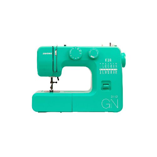 Máquina de Coser Janome 3112GN | 12 Puntadas Color Verde - CRECOS