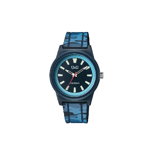 Reloj para Caballero Q&Q V35A-002VY P8880 | 40 mm Resistente al Agua Color Azul  