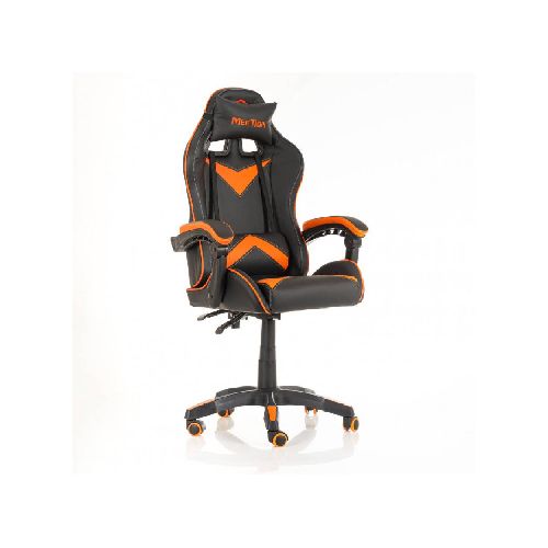 Silla Gamer  Evil CH-215EG P8885 | Color Negro Con Naranja  