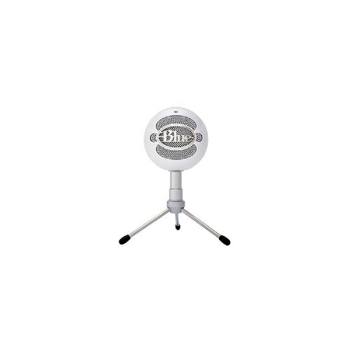 Micrófono Profesional Logitech Blue Snowball Ice P8776 | Transmisiones 44,1KHZ Color Plateado  