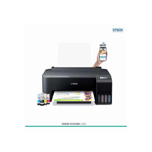 Impresora Epson Ecotank L1250 WIFI P8920 | Inalámbrica Tinta Contínua Color Negro  