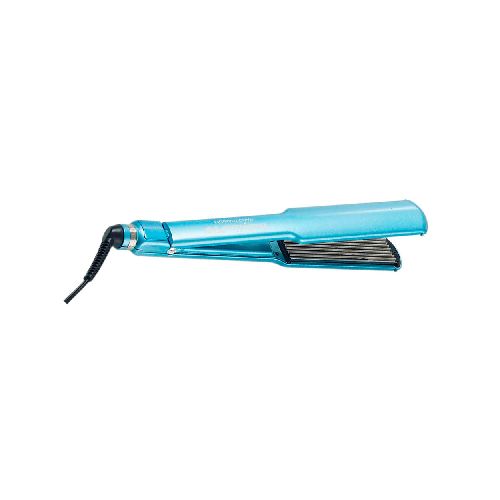 Plancha de Cabello en Zig Zag Babylisspro Crimper P8816 | 1 1/2" Nano Titamium  Color Azul  