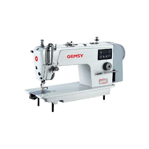 Máquina de Coser Industrial Gemsy S2 P8790 | Costura Recta Color Gris - CRECOS