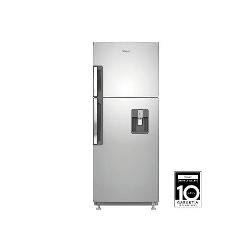 Refrigeradora Whirlpool WRW25CKTWW P8768 | 11' 279 Litros Color Acero Galvanizado  