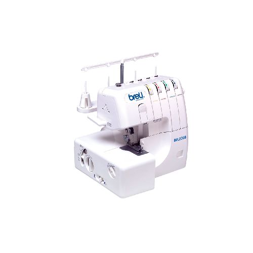 Máquina de Coser Breli BRL2008 P8790 | Overlock 3 y 4 Hilos Color Blanco - CRECOS