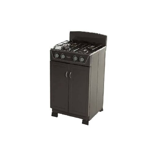 Cocina A Gas Haceb HA-COCINA ROMERO GAB PL P8898 | 4 Quemadores Color Negro  