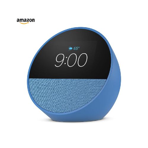 Asistente Virtual Amazon Echo Spot P8918 | 2024  Color Azul  