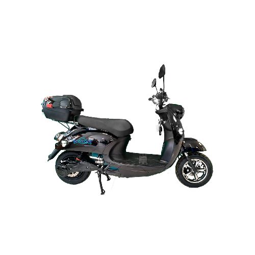 Scooter Eléctrica Ecomove EXG P8843 | 55 Km 2000 Watts 3 Velocidades Color Negro  