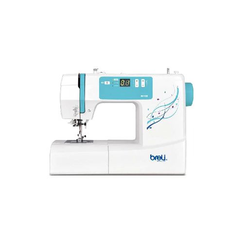 Máquina de Coser Profesional Breli P8790 | 100 Puntadas Color Blanca Costura Recta y Zigzag BE1000-W - CRECOS