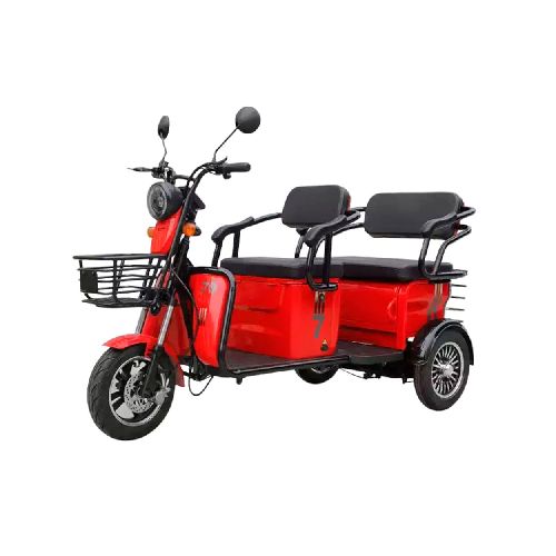 Scooter Tricimoto Eléctrico Lamborbini Trisco P8822 | 25 Km 1000 Watts Color Rojo - CRECOS