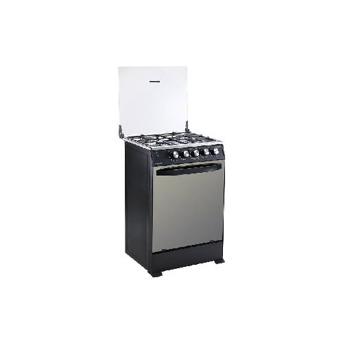 Cocina Ecoline Mariela P8896 | 24" 4 Quemadores Color Negro Mate  