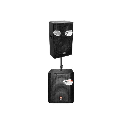 Combo Parlante England Sound ES-SV1450 P8924 | 15" 450 Watts Color Negro Incluye Altavoz ES-118W 18" 1000 Watts  