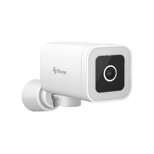 Cámara de Seguridad Steren CCTV-237 P86396 | Wifi 4 MPX Para Exterior Color Blanco - CRECOS