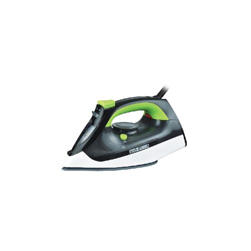 Plancha de Ropa Watson R1192 P8900 | Recubrimiento de Cerámica 1400 Watts Color Negro Con Verde  