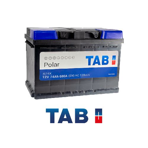 Batería Para Auto TAB  P8852 | Caja 48 12V 74Ah F(+ -) Polar S74X Cca 680  