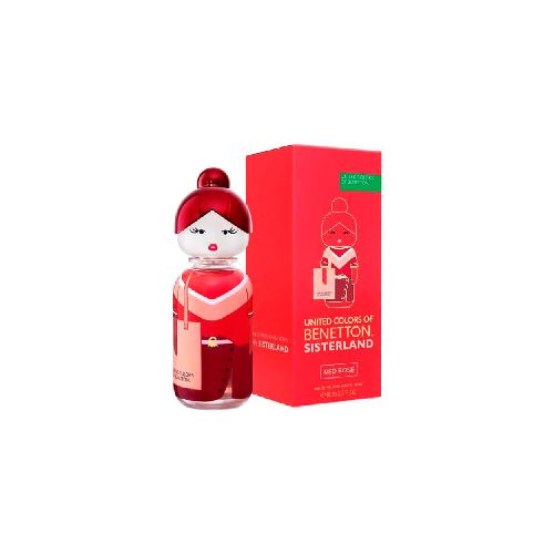 Perfume Para Dama Benetton Sisterland Red Rose EDT P8766 | 80 ml - CRECOS