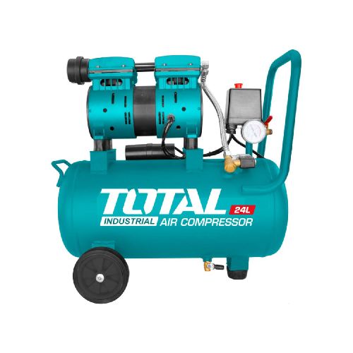 Compresor de Aire Total P8930 | 0.8HP 24 Litros 116 PSI Color Verde - CRECOS